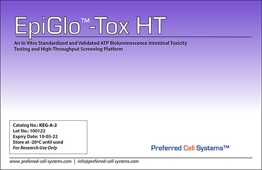 Epiglottis™-Tox HT: A standardized and validated ATP bioluminescence intestinal toxicity testing and screening platform